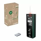 Bosch télémètre laser Zamo 4ème génération (mesures faciles et précises jusqu’à 25 m, piles rechargeables via le port USB-C, ajout possible d’adaptateurs, dans boîte carton pour e-commerce)