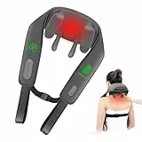 Snailax Appareil de massage électrique sans fil 4D amélioré avec chaleur, masseur de cou Shiatsu avec Knet, appareil de massage pour cou, épaules, dos, jambes, cadeaux pour hommes et femmes