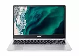 Acer Chromebook 315 CB315-4H-C7R0, Ordinateur Portable 15,6'' Full HD, PC Portable (Intel Celeron N4500, RAM 4Go, 128Go eMMC, Intel UHD Graphics, ChromeOS), Laptop Gris, Clavier AZERTY (Français)