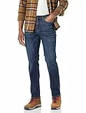 Amazon Essentials Jean très Extensible à Coupe Droite - Couleurs abandonnées Homme, Délavé Foncé, 34W / 34L