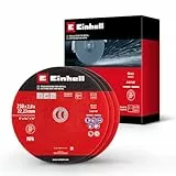Original Einhell set de 3 disques à tronçonner minces pour le métal, Ø 230 mm (épaisseur 2 mm, certifié MPA, grande longévité, coupes précises et sans bavures, pour meuleuses d'angle)