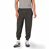Amazon Essentials Pantalon de Jogging Décontracté, Polaire, Coupe Confortable Homme, Charbon, M