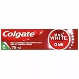COLGATE - Denttifrice blancheur 1 teinte Max White One 75ML - Élimine jusqu'à 100% des taches de surface