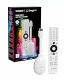 STRONG Leap-Neve Stick De Streaming Google TV 4K UHD avec Port Ethernet, 2GB RAM + 16GB Stockage, Wi-FI 6, Android 12, Chromecast Intégré, Assistant Google, Dolby Atmos & Dolby Vision
