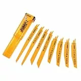 Dewalt - Jeu de 8 lames de scie sabre Break Away haute performance + boite de rangement - DT2442-QZ