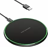 Chargeur sans Fil Rapide, Chargeur Induction Qi Compatible avec iPhone 14/15/16/13/12/11/ Pro/XS, AirP0ds 2/3/Pro,Samsung Galaxy S24/S23
