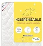 P'tit Lit - Polyuréthane Matelas Bébé Indispensable - 60x120 cm - Climatisé : 1 face Été / 1 face Hiver - Oeko Tex - Fabrication Française, Blanc