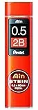 Pentel C275-2B Etui de 40 Mines 0,5 mm 2B
