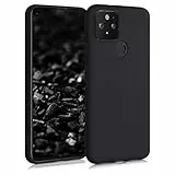 kwmobile Housse Compatible avec Google Pixel 5 Coque - Housse de téléphone Protection Souple en Silicone - Noir