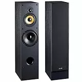 Davis Acoustics Mia 200 Noir - Colonne 3 Voies/3 Haut-parleurs - Enceinte Vendue à la Paire