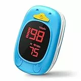 HOLFENRY Oxymètre de pouls de doigt, saturimètre de doigt portable professionnel pour Enfants, Affichage LED de la Mesure de la SPO2, pour Usage Domestique