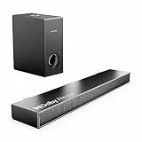 ULTIMEA Dolby Atmos Barre De Son pour TV, BassMX, 3D Surround Système pour Haut-Parleurs, 2.1 Barre Son avec Caisson de Basse pour Home Cinéma, Ultradeluxe, 190W Crête, Nova S50 Série
