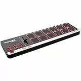 Plugger Studio Pocket Pad Contrôleur MIDI USB ultra compact pour ordinateur PC et Mac. 12 pads sensibles à la vélocité. Compatible avec tous les logiciels MAO DAW DJ Plug-ins Instruments virtuels.