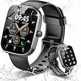 Csasan Montre Connectée Homme Femme avec Appel Bluetooth, 1.91' HD Smartwatch avec 112+ Sportifs Montre, Etanche IP68 Montre Intelligente avec Cardiofrequencemetre/Moniteur de Sommeil/Podometre, Noir
