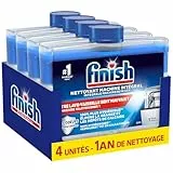 Finish Produit Lave-Vaisselle Nettoyant Machine Intégral - lot de 4 (250 ml)