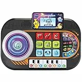VTech Mon mini table de mixage - Pupitre DJ interactif avec effets de lumière, touches de piano et table tournante - Pour mixer et enregistrer de la musique - Pour enfants de 3 à 7 ans
