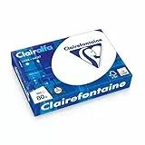 Clairefontaine 1979EC - Clairalfa - Lot de 5 Ramettes de Papier - A4 - Blanc