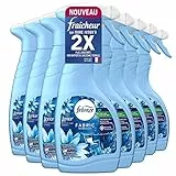 Febreze Spray Désodorisant Textile Lenor Envolée D'Air (8 x 500ml), Technologie OdourClear, Élimine Les Odeurs De Vos Textiles Pour Ne Laisser Qu’un Parfum Frais,