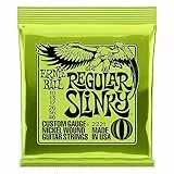 Ernie Ball Regular Slinky Cordes filées en nickel pour guitare électrique, calibre 10-46