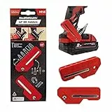 StealthMounts Milwaukee M18 45° Rouge Support d'embouts magnétiques | Organisateur d'embouts de perceuse | Parfait pour les forets et embouts Milwaukee M18 |Facile à utiliser (Lot de 2)