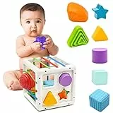 Mailesi Jouet Bébé Montessori 12 18 Mois, Jouet Enfant en Forme de Cube pour la Motricité Fine et l’Éveil Précoce, Jouet Sensoriel Cadeau pour Garçon et Fille de 1 2 3 Ans, Cadeau Naissance