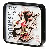 Numskull Lampe de bureau murale en acrylique Sakura Shadow officielle – Pour chambre, bureau, maison, étude, travail – Produit officiel Sonic the Hedgehog