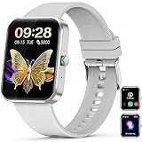 Nemheng Montre Connectée Femme Homme avec Appel,1.83 'Tracker d'Activité avec Podomètre Montre avec Assistant Vocal, Moniteur de Fréquence Cardiaque, SpO2, Sport Smartwatch pour Android iOS Gris