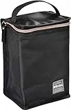 BÉABA, Pochette Repas Bébé Isotherme, Rangement biberons grand format, Grande capacité, Transporte repas complet, Matière souple, Pliable, Tissu imperméable, Noir