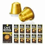 Café en Capsules Aluminium - Café Royal Pro | 10 x 10 soit 100 Dosettes - Saveur Espresso - Compatibles avec les Machines à café Nespresso®* Alu à usage Domestique