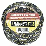 Everbuild Mammoth Builders Ruban adhésif PVC ignifuge Noir 75 mm x 33 m