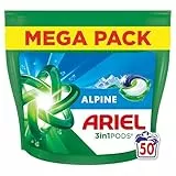 Ariel 3en1 PODS, Lessive En Capsules 50 Lavages, Alpine