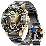 DREMAC Montre Connectée Homme avec 800 mAh Batterie, 1.43'' Amoled Montre Intelligent Homme avec Fréquence Cardiaque/Suivi de Sommeil, IP68 Fitness Tracker avec 200 Modes Sportifs pour iOS Android