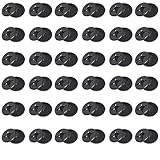BKSAI Lot de boutons de fixation pour moustiquaire, fenêtre, moustiquaire, fenêtre de toit, sans perçage (36PCS, Noir)