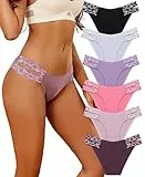 BeReady Culotte sans Couture Femme Slip Invisible sous-Vêtements Sexy Féminins Hipster Dentelle Bikini Culotte Femme