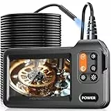 Caméra Endoscopique, Hopefox 1080P HD Ecran IPS 4,3 Pouces Endoscope Camera avec 8 Lumières LED, Caméra Inspection Canalisation, IP67 étanche, Câble Semi-Rigide de 15M