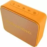 GRUNDIG GBT Jam+ Black Enceinte Bluetooth 5.0 3,5 W RMS, jusqu'à 30 m de portée, jusqu'à 30 Heures d'autonomie, Batterie Externe et Fonction Mains Libres, étanche IPX7, Orange