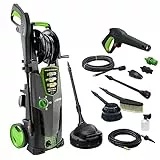 Lavor Nettoyeur Haute Pression STM 160 WPS avec Programmes de Lavage WPS, Enrouleur Flexible, 2 Brosses, Lave Sols et Déboucheur 6 m, Puissance 160 Bar Max, Débit 510 l/h Max, Moteur 2500W