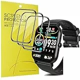 Blueshaweu Film de protection Compatible avec Aptkdoe P66D Smartwatch, protection écran pour Aptkdoe P66D/Ddidbi P66D 1.85' Smartwatch,3D couverture complète HD protection d'écran (3 packs)