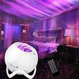 Projecteur d'étoiles, projecteur galaxie avec Bluetooth, télécommande, ciel étoilé panoramique à 360 degrés, 8 lumières nocturnes à bruit blanc pour la chambre, la fête, le home cinéma