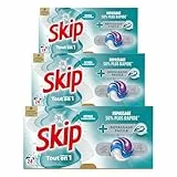 SKIP - Lessive Capsules - Repassage Facile - Résultat Impeccable même en cycle court - Ingrédients actifs d’origine végétale - Lot de 3x24 lavages