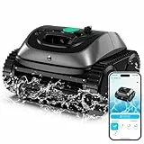 WYBOT C1 Robot Piscine Fond et Parois 150 Min Aspirateur Piscine avec Planification Intelligente des itinéraires, Nettoyage entièrement Automatique du Sol, des Lignes d'eau et des Murs, jusqu'à 150m²