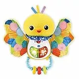 VTech - Hochet PIOU-PIOU Éveil des Sens, Hochet Bébé Interactif et Musical, Jouet Sensoriel, Oiseau en Peluche Lavable en Machine, Cadeau de Naissance Bébé Dès 3 Mois - Contenu en Français