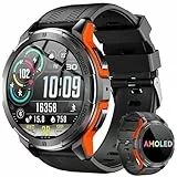 OUKITEL Montre Connectée Homme, Smart Watch Écran AMOLED de 1,43', Autonomie de 14 Jours, Étanche, Appel Bluetooth,Suivi du Sommeil, SpO2 100+Modes Sportifs,Information, Android & iOS