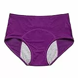 Générique Culotte D'incontinence Urinaire, Anti-fuites Physiologique en Coton de Protection, Lavable avec Zone Absorbante Anti-Fuite pour Femmes