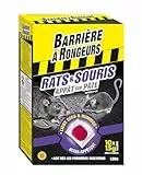 BARRIERE A RONGEURS BARASOPAT150 Lutte contre Rats & Souris - Appât sur pâte Noir 12 x 5 x 18.5 cm 150 g