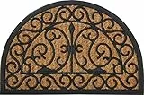 ID Mat Tapis paillasson grattant Cuba Demi-Lune Volutes 40x60cm