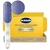Dr. Scholl’s Râpe Pieds Manuelle en Nano Verre – Élimine en douceur la peau dure et les callosités sur pieds secs ou mouillés – Râpe étanche qui ne rouille pas – Lavable et réutilisable