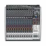 Behringer X2442Usb Table de Mixage Haut de Gamme 24-Entrées 4/2-Bus avec Préamplis et Compresseurs de Micros Xenyx, Eq British, Processeur Multi-Effets 24-Bit et Interface Usb/Audio