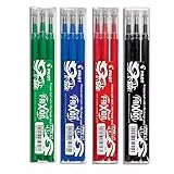 Pilot Frixion Rollerball Pen Refills 12 / Blue, Red, Green, Black or Assorted Colours assorted colours…