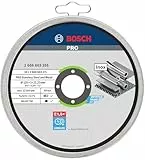 Bosch Accessories 10 disques à tronçonner Standard for Inox Rapido WA 60 T BF (pour l'acier inoxydable, Ø 125 mm, droits, accessoires meuleuse angulaire)